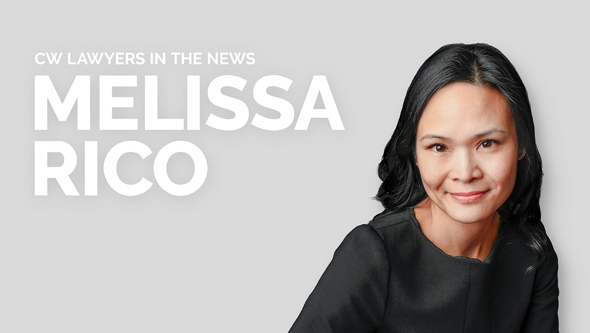 CW Lawyers in the news: Melissa Rico