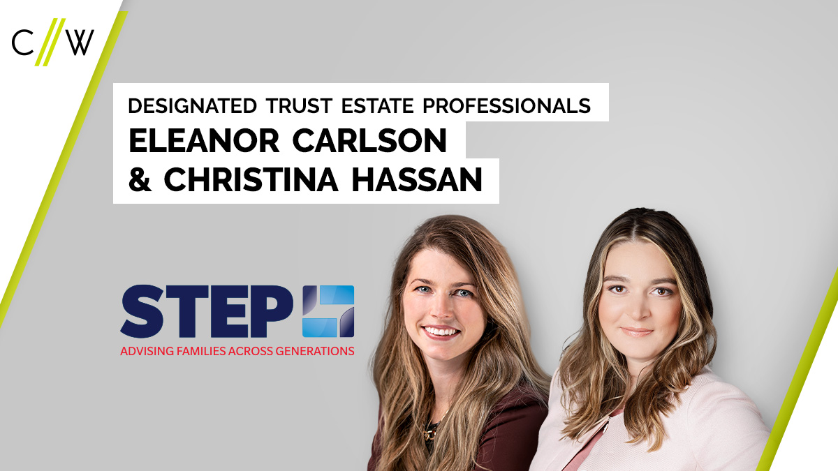 TEP Designation - Eleanor and Christina